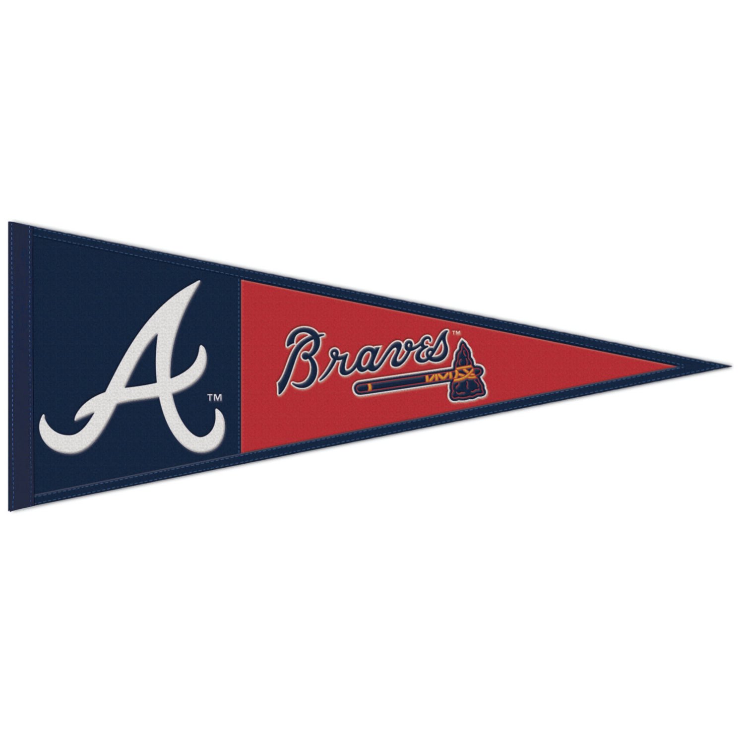 WinCraft Atlanta Braves 13" x 32" Primary Logo Pennant                                                                           - view number 1
